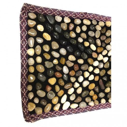 ToyTexx Natural Pebble Stone Massage Mat for Home Indoor Outdoor Healthcare Foot Massage with Carrying Bag - Toytexx ToyTexx Natural Pebble Stone Massage Mat for Home Indoor Outdoor Healthcare Foot Massage with Carrying Bag - Toytexx